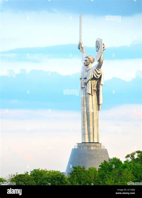 Mother Motherland statue. Kiev, Ukraine Stock Photo - Alamy