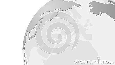 Silver Planet Earth Abstract Business Motion Background Loop Stock ...