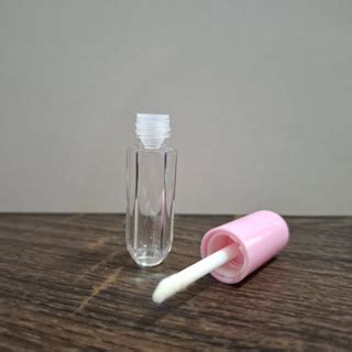 Jual BOTOL LIPGLOSS 2ML BENTUK KAPSUL CAP PINK LGJ6362 BULET PIL SET