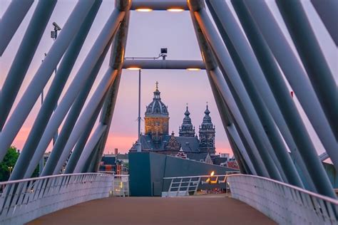 Premium Photo | Downtown amsterdam city skyline. cityscape in ...