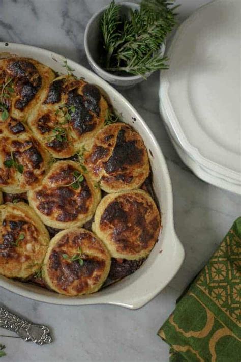 Spicy Lamb Cobbler Celebrating Saint Patricks Day