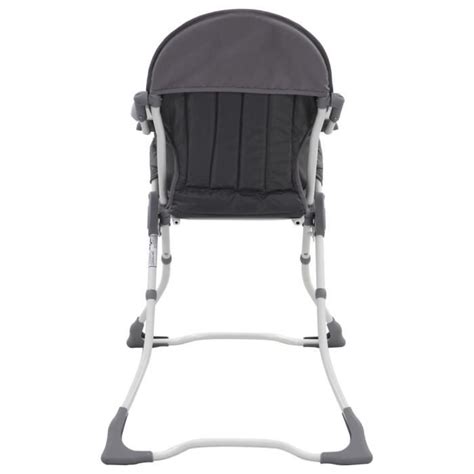 ABB Chaise haute pour bébé Gris et blanc Qqmora AIR86170