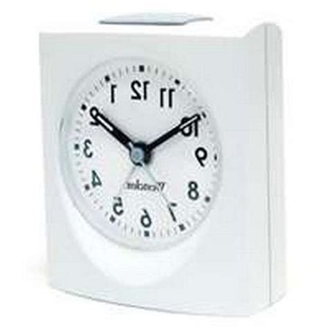 Bedside Analog Alarm Clock, White