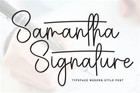 Samantha Signature Font By Andikastudio · Creative Fabrica