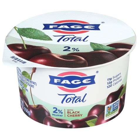 Save on FAGE Total Reduced Fat 2% Milkfat Black Cherry Strained Greek ...