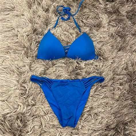 Calzedonia Swim Calzedonia Blue Bikini Set Poshmark