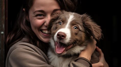 Chien Qui L Che Le Visage De Son Ma Tre Pourquoi Cela