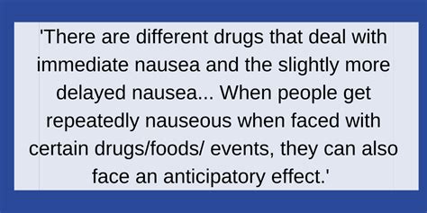 Nausea: what medication and food types help | Mission Remission