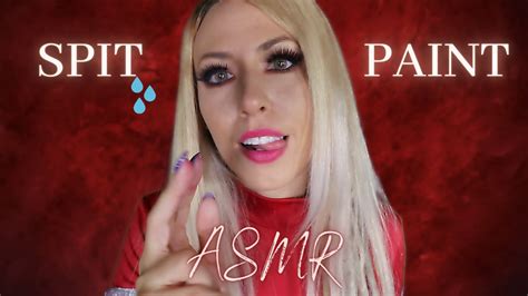 Asmr Cheerleader Spit Paints Your Face Wet Mouth Sounds Personal Attention Face Touching