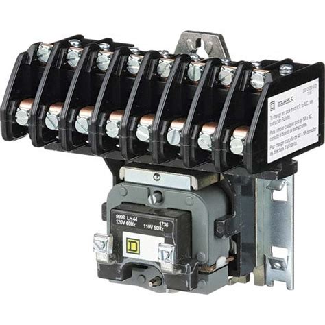 Square D No Enclosure 8 Pole Electrically Held Lighting Contactor