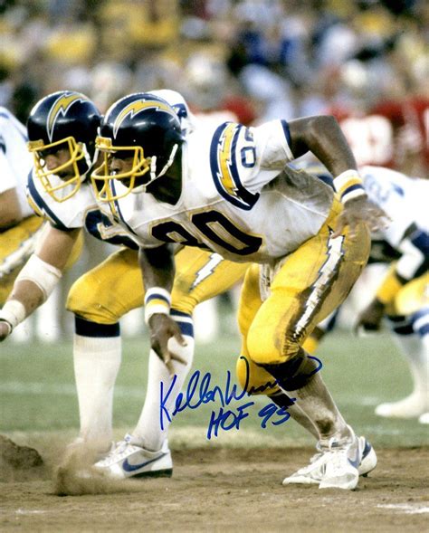 Autographed KELLEN WINSLOW 8X10 San Diego Chargers Photo - Main Line ...