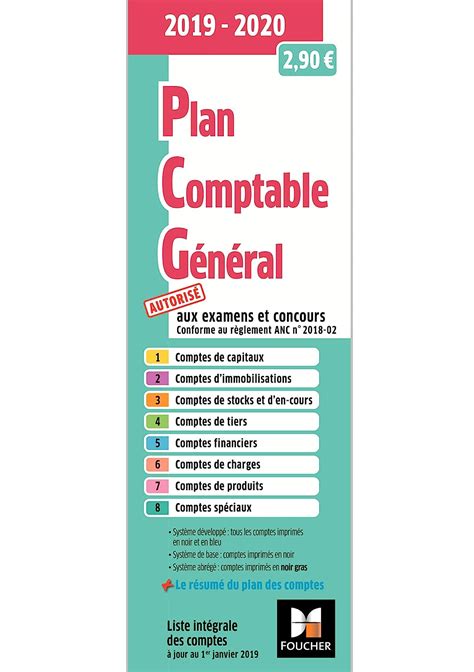 Plan comptable général PCG 2019 2020 Amazon co uk Foucher