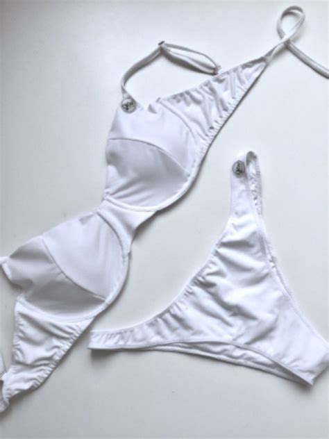 BIKINI CON ARO BLANCA VEDETINA OKWGIRLS