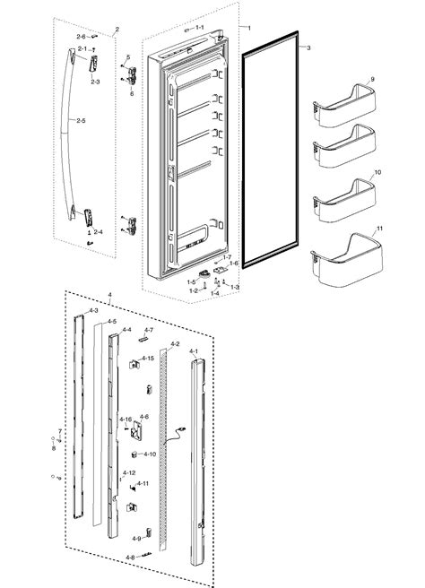 [33 ] Samsung Rf260beaesr Wiring Diagram Samsung Rf265adbp Rf265adwp Refrigerator Service