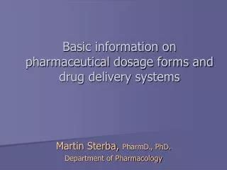 PPT Pharmaceutical Dosage Forms PowerPoint Presentation Free