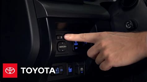 2014 Tundra How To Power Folding Outside Mirrors Toyota YouTube