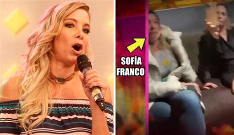 Sofía Franco se pronuncia tras escándalo en karaoke Nunca se ve que