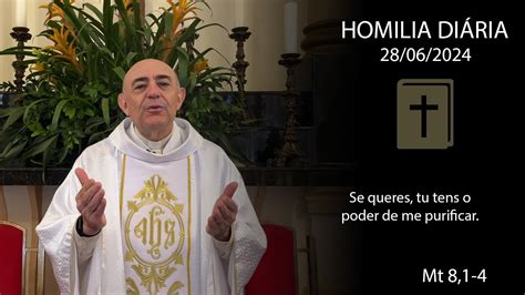 Homilia Diária 28 de junho de 2024 Padre Orlando Maffei YouTube