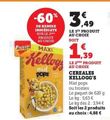 Promo Céréales Kellogg s chez U Express iCatalogue fr