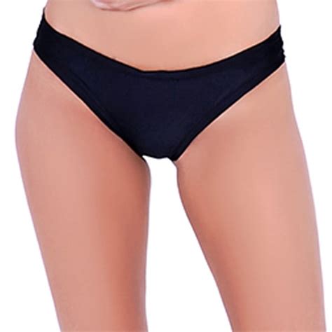 Ripley BIKINI MUJER SAMIA 3231 CALZÓN TANGA ARRUCHADA COLOR NEGRO