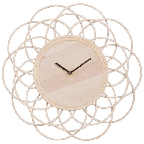 Horloge En Rotin Linares Maisons Du Monde