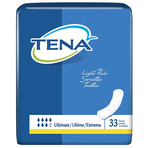 Tena Light Ultimate Unisex Incontinent Pad Ultimate 16 L