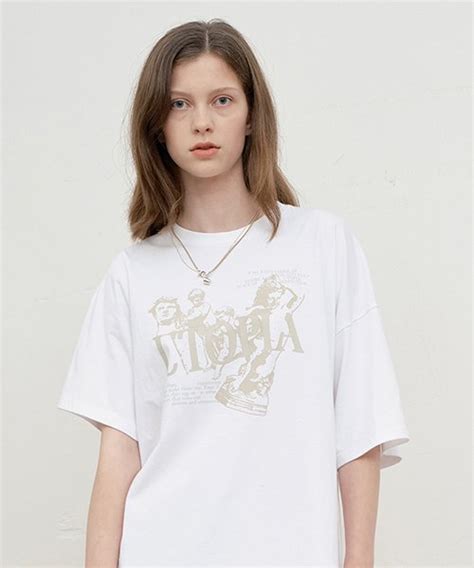 MUSINSA KIRSH Collection Oversized Graphic T Shirt White