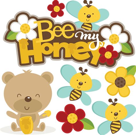 Bee My Honey Svg Bundle For Scrapbooking Cardmaking Valentines Svg