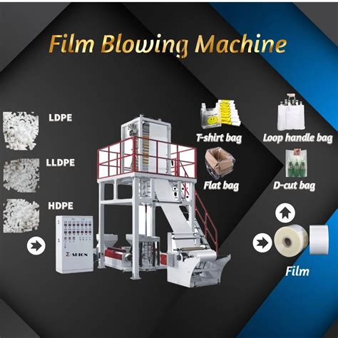 High Speed Co Extrusion Aba Double Layers Film Flowing Machine Two