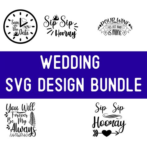 Wedding SVG Design Bundle MasterBundles