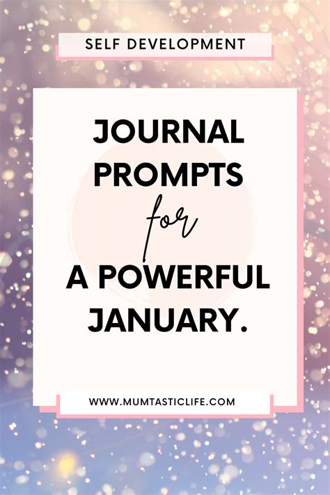 Positive January Journal Prompts For Daily Writing In The New Year