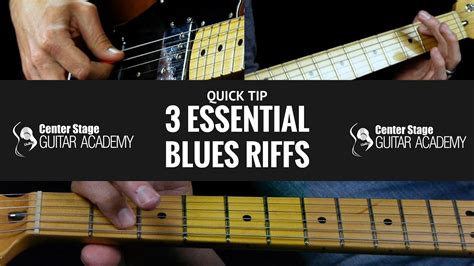 Essential Blues Riffs For Beginners Must Know Blues Licks Youtube