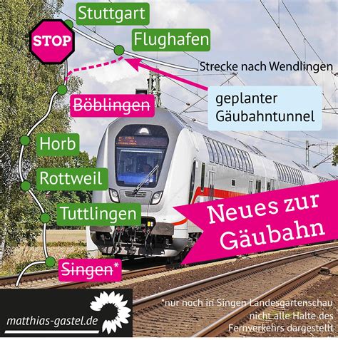 Trickserei rund um Gäubahn Matthias Gastel