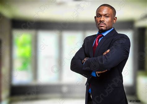 Homme D Affaires Africain Stock Photo Crushpixel