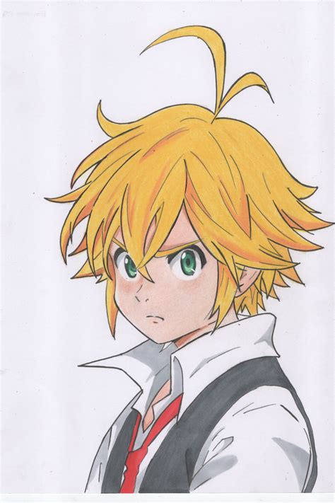 How To Draw Meliodas Nanatsu No Taizai The Seven Deadly Sins