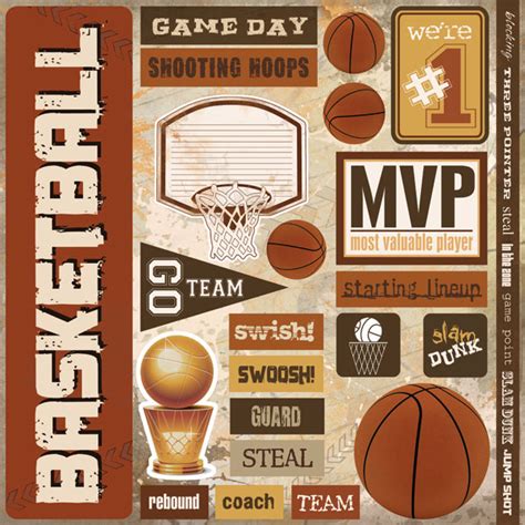 Scrapbook Customs | Basketball Extreme Sticker