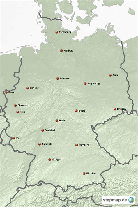 Stepmap Deutschland Landkarte Für Deutschland