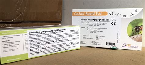 Test Nhanh Dengue 3 In 1 OnSite Duo Dengue Ag IgG IgM Rapid Test