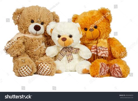 Three Teddy Bears Friends Stock Photo Shutterstock