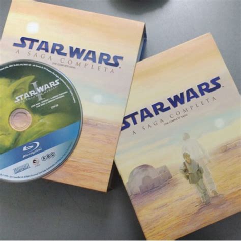 Star Wars A Saga Completa Box Blu Ray 6 Filmes 9 Discos Escorrega O