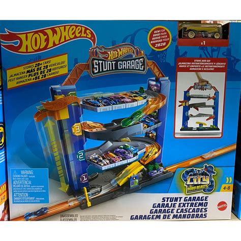 Hot Wheels 風火輪 特技車庫 軌道組 賽車 軌道賽車 MHW87301 蝦皮購物