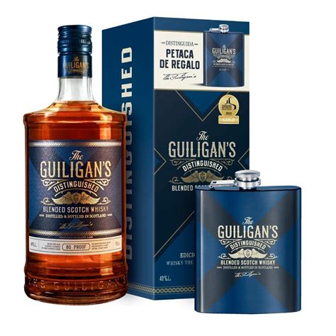 Pack Whisky Guiligans 750cc Licorera Bienvenido A Elbrindis Cl