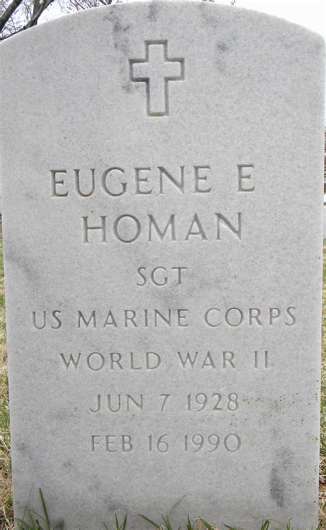 Eugene Edward Homan 1928 1990 Find A Grave Memorial