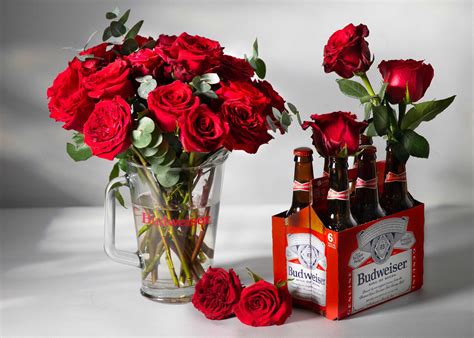 Gift Your Valentine This Budweiser Beer Bouquet