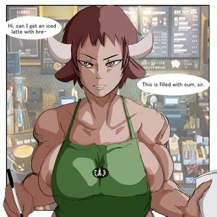 A Minotaur Works At A Starbucks Luscious Hentai Manga Porn