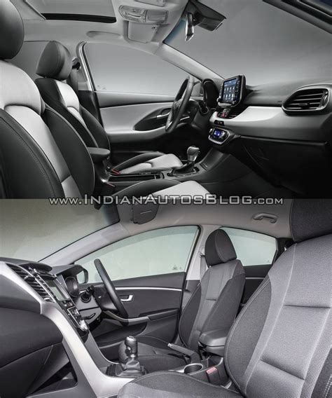 2017 Hyundai i30 vs. 2015 Hyundai i30 front seats