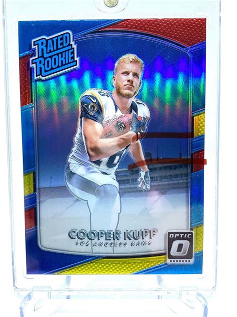 2017 Panini Donruss Optic Cooper Kupp Rated Rookie Red Yellow Prizm