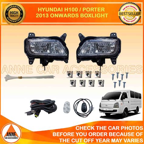 BoxLight Fog Lamp Fog Light Hyundai H100 Porter 2013 Onwards Fog