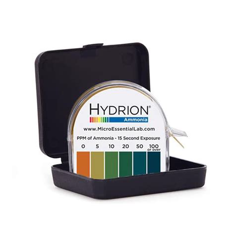 Micro Essential Lab Am Hydrion Ammonia Meter Test Paper Roll To