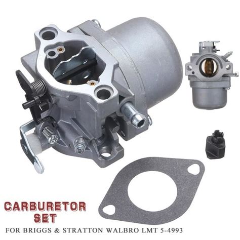 Ensemble De Carburateurs Pour Briggs Stratton Walbro Lmt 5 4993